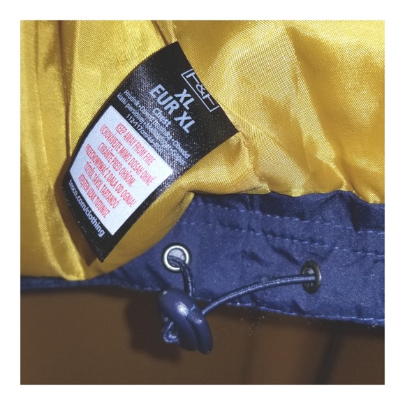 F&F Puffer Quilted Outdoor Vest Navy Blue XL - Picture 4 of 4